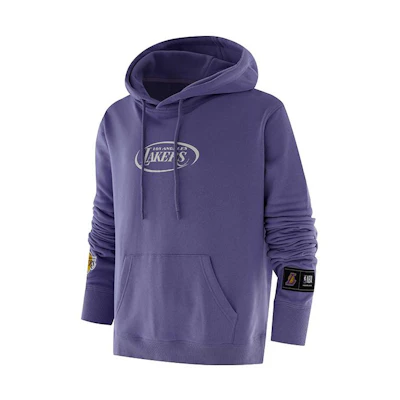 NBA Los Angeles Lakers Letter Hoodie Purple Unisex Casual Long Sleeve F3APSP22HD11856LAL