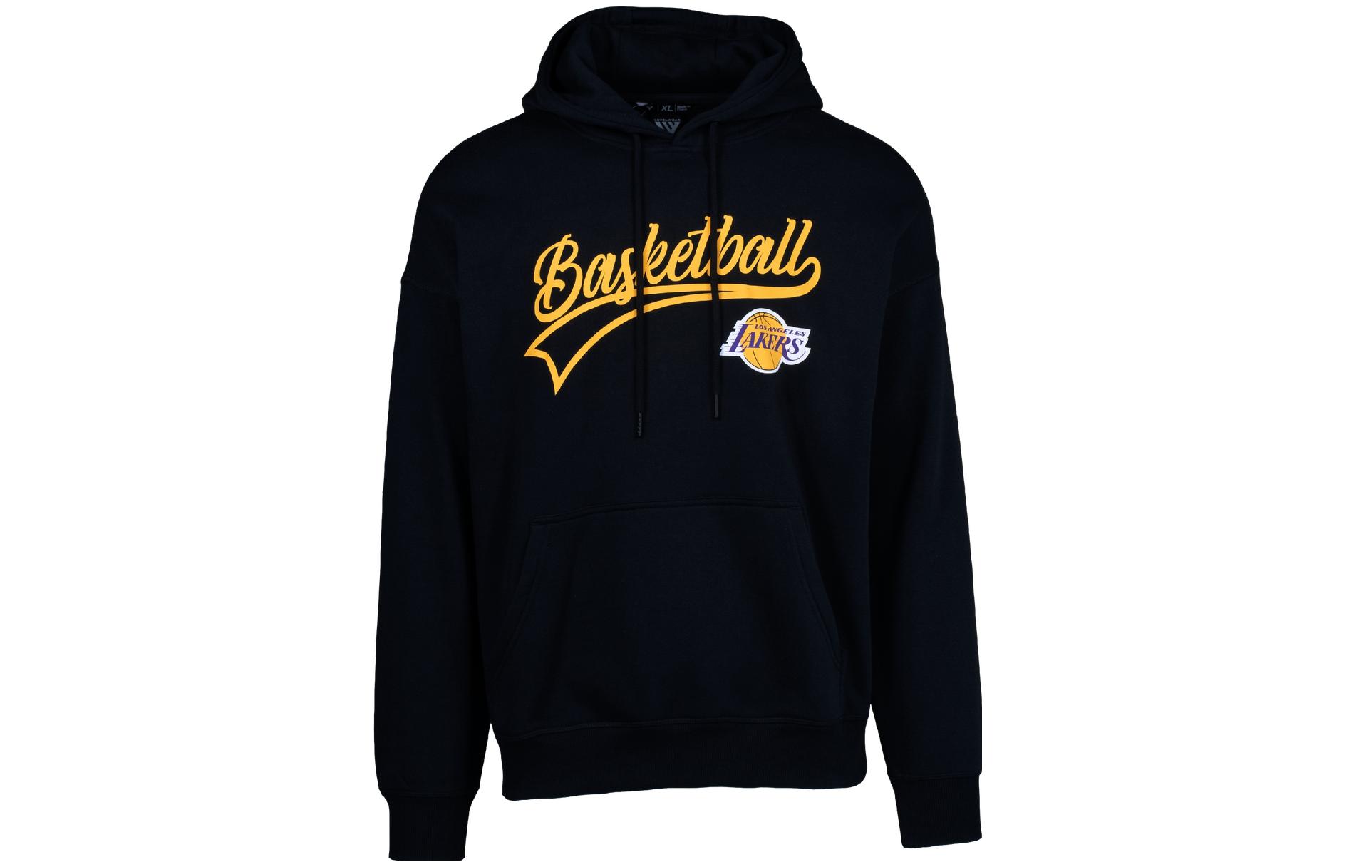 NBA Los Angeles Lakers Logo Print Hoodie Black () LWAPHO22HD13408LAL