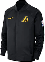 NBA Los Angeles Lakers Nike City Edition Thermaflex Jacket Black Long Sleeve 13392508 NBA Los Angeles Lakers Nike City Edition Thermaflex Jacket Black Long Sleeve 13392508