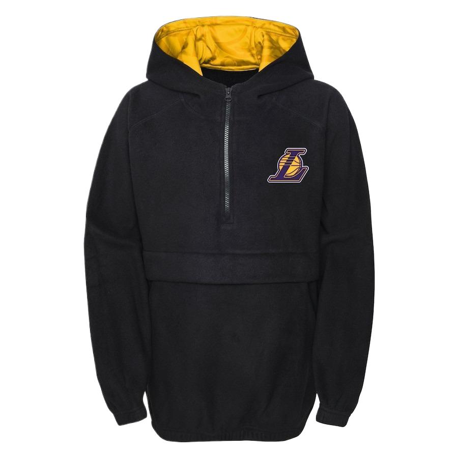 NBA Los Angeles Lakers Paint the Court Quarter-Zip Hoodie Jacket Black () 13304925