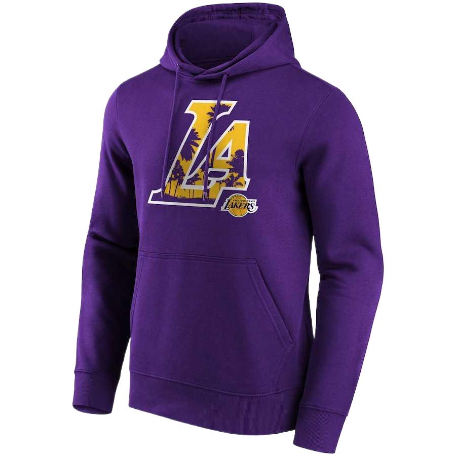 NBA Los Angeles Lakers Purple Hoodie Casual Comfortable and Breathable 12088980