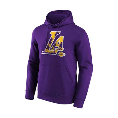 NBA Los Angeles Lakers Purple Hoodie Casual Comfortable and Breathable 12088980
