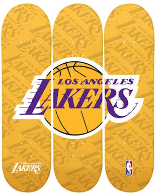 NBA Los Angeles Lakers Skateboard Deck Buy NBA Los Angeles Lakers Skateboard Deck