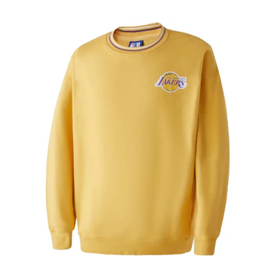NBA Los Angeles Lakers Yellow Crewneck Sweatshirt for Men APCRE00078LAL05