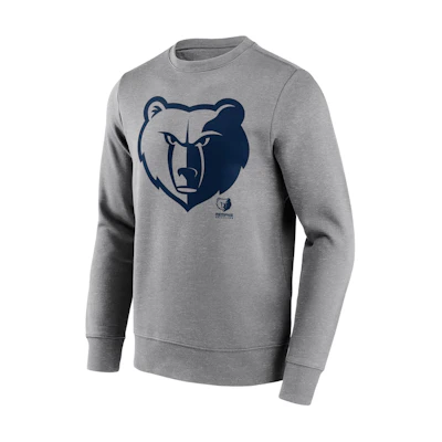 NBA Memphis Grizzlies Animal Print Crewneck Sweatshirt Grey 12088665