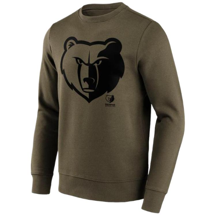 NBA Memphis Grizzlies Fanatics Crewneck Printed Green Long Sleeve Sweatshirt Men 12087192