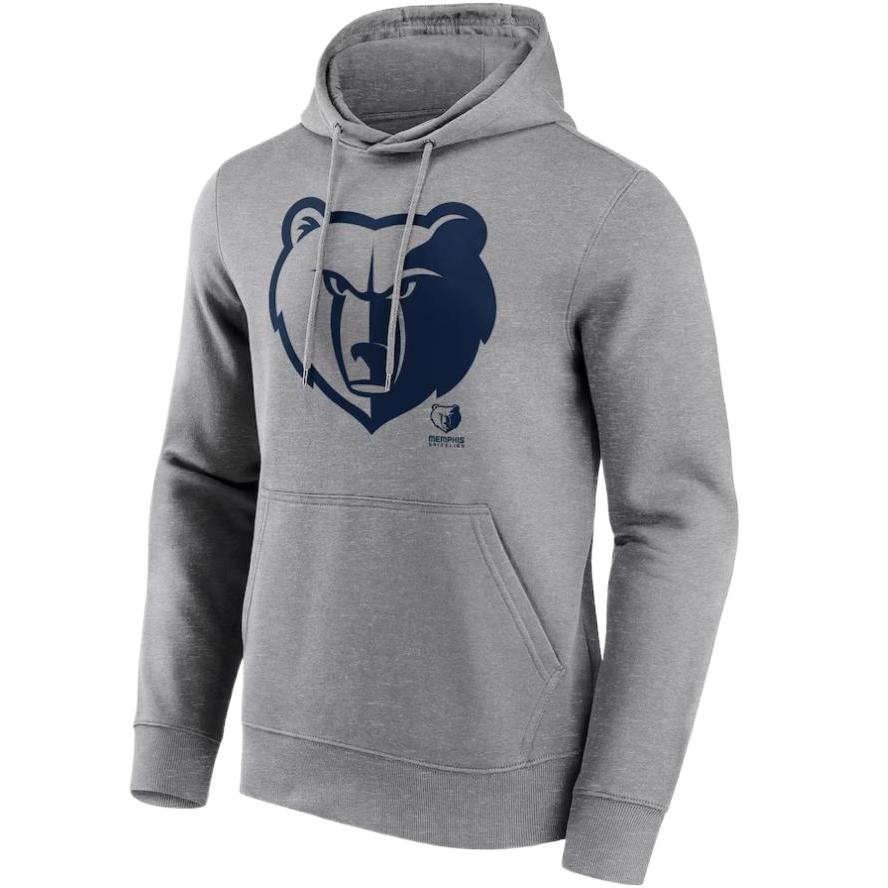 NBA Memphis Grizzlies Fanatics Mono Animal Logo Hoodie Grey 12088810