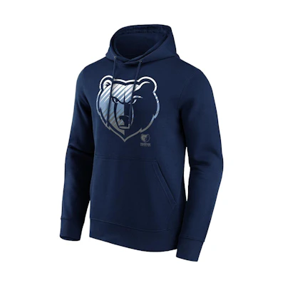NBA Memphis Grizzlies Graphic Print Hoodie Blue - Long Sleeve Sweater 12085849