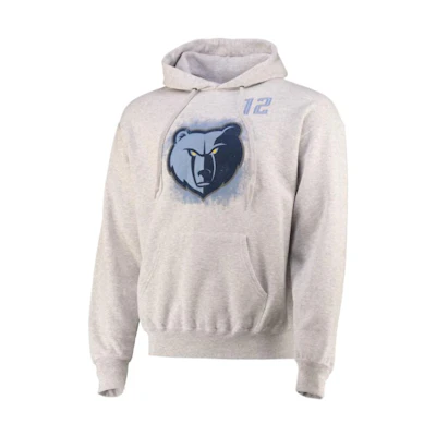 NBA Memphis Grizzlies Graphic Print Hoodie Gray Pullover 13322213