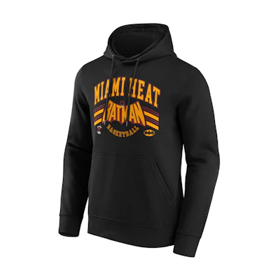 NBA Miami Heat Black Letter Print Hoodie for Sports and Training 13327645