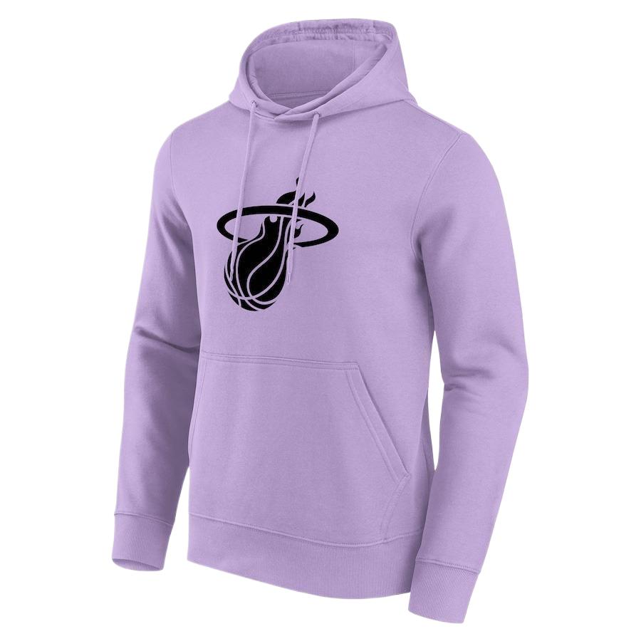 NBA Miami Heat Fanatics Logo Hoodie Purple () 200360830