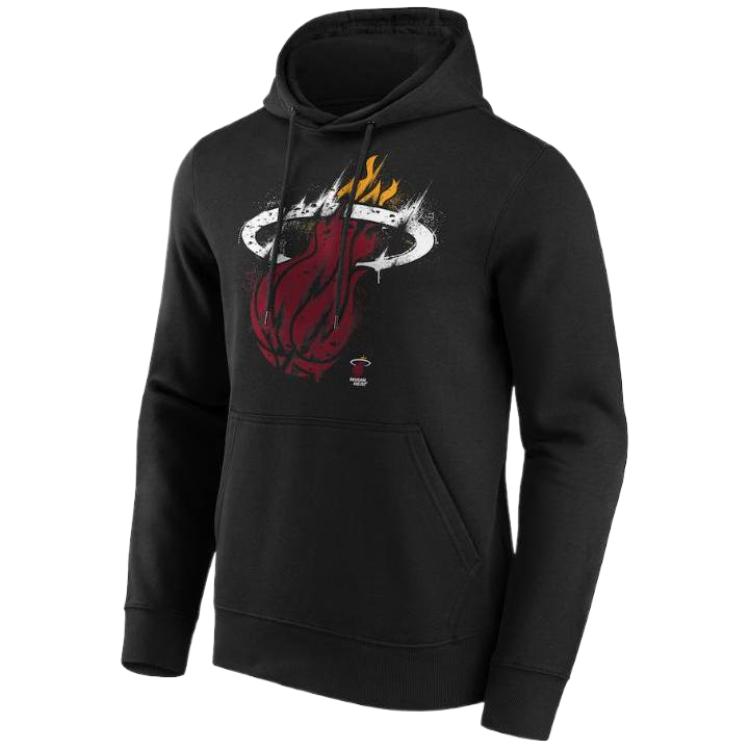 NBA Miami Heat Splash Graphic Pullover Hoodie Black 12088174