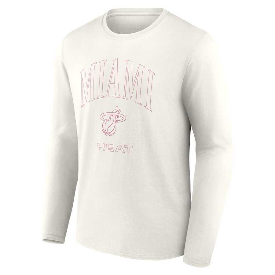 NBA Miami Heat Summer In The City Gray Crewneck Sweatshirt Casual Pullover 201956942