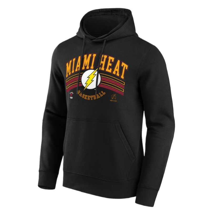 NBA Miami Heat The Flash Logo Graphic Hoodie Black () 14420469