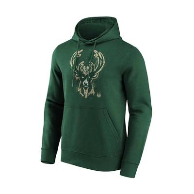 NBA Milwaukee Bucks Fanatics Splatter Hoodie Green Long Sleeve Sweatshirt 12088179