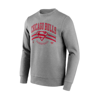 NBA Minimalist Soft Comfortable Fashion Crewneck Sweatshirt - Gray 13327447