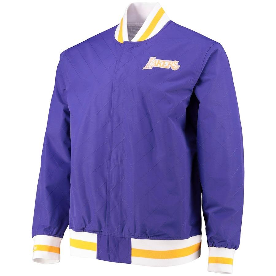 NBA Mitchell & Ness Los Angeles Lakers Windproof Jacket Men’s Purple 12065146
