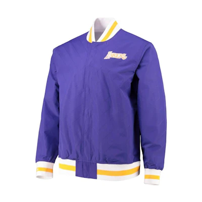 NBA Mitchell & Ness Los Angeles Lakers Windproof Jacket Men’s Purple 12065146