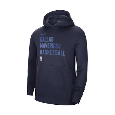 NBA Nike Dallas Mavericks Blue Hooded Sweatshirt for Men - Soft & Comfortable 13374163
