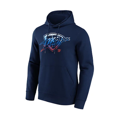 NBA Oklahoma City Thunder Graphic Hoodie Navy Blue - Comfortable & Breathable 12085460
