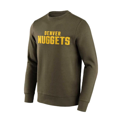 NBA Olive Green Casual Crewneck Long Sleeve Sweatshirt 12092069
