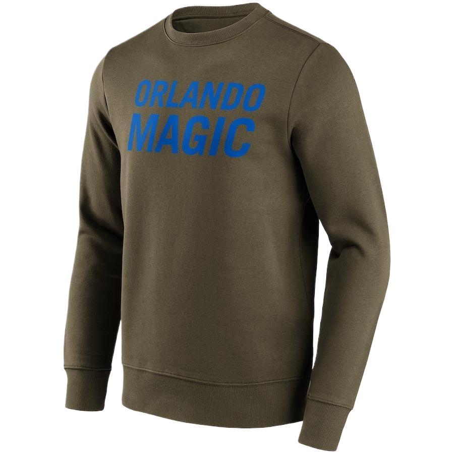 NBA Orlando Magic Fashion Logo Crewneck Sweatshirt Deep Green () 201426727