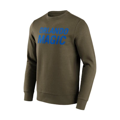 NBA Orlando Magic Fashion Logo Crewneck Sweatshirt Deep Green () 201426727