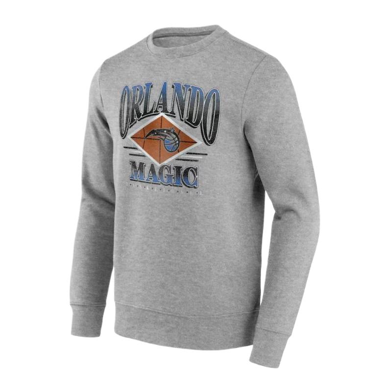 NBA Orlando Magic Graphic Crewneck Pullover Sweatshirt Grey () 13340841