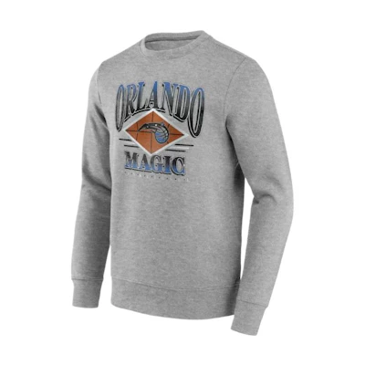 NBA Orlando Magic Graphic Crewneck Pullover Sweatshirt Grey () 13340841