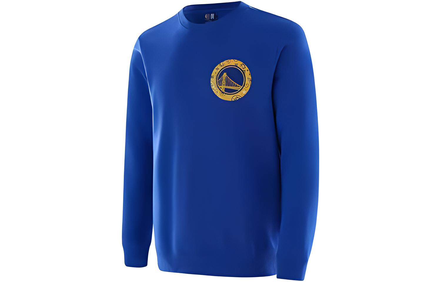 NBA Paisley Warriors Blue Oversized Sweatshirt Unisex Casual Long Sleeve APCRE00017GSW65
