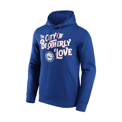 NBA Philadelphia 76ers Blue Hoodie Long-Sleeve Sweatshirt 12089168