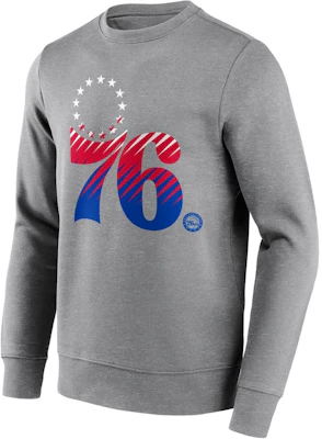 NBA フィラデルフィア 76ers フェード クルーネック スウェットシャツ グレー 長袖 12085658 Buy NBA フィラデルフィア 76ers フェード クルーネック スウェットシャツ グレー 長袖 12085658