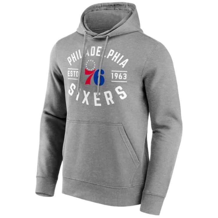 NBA Philadelphia 76ers True Classic Graphic Hoodie Grey - Pullover 12085018