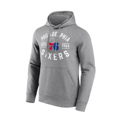 NBA Philadelphia 76ers True Classic Graphic Hoodie Grey - Pullover 12085018