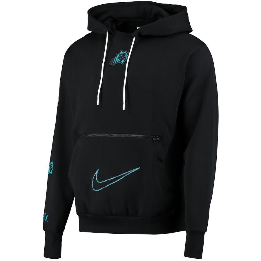 NBA Phoenix Suns City Edition Courtside Fleece Lightweight Sweatshirt Black Mens 13315771