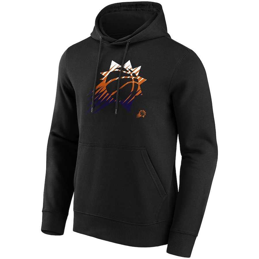 NBA Phoenix Suns Fade Pullover Hoodie Black ( Long Sleeve) 12082021