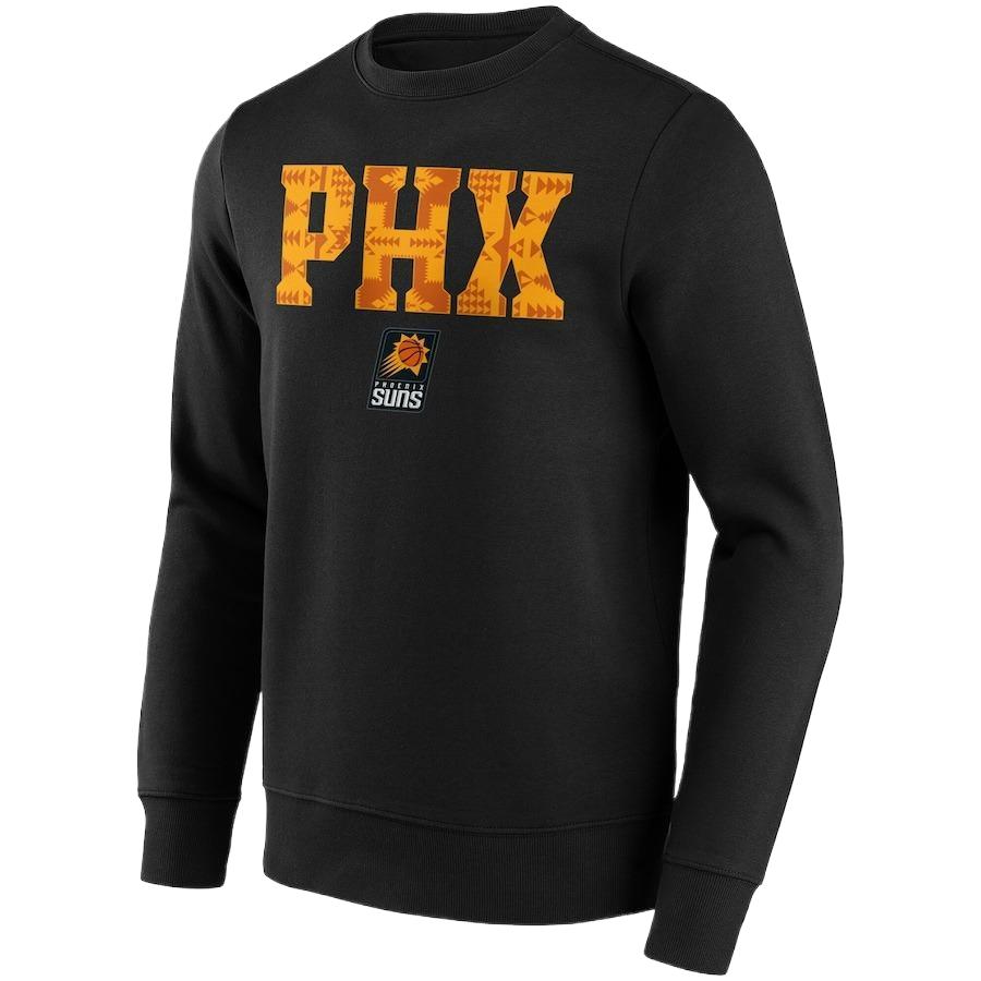 NBA Phoenix Suns Fanatics Hometown Crewneck Sweatshirt Black () 12089265