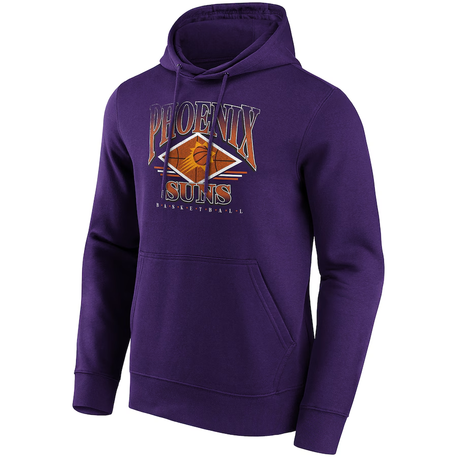 NBA Phoenix Suns Fanatics Power Phase Purple Hoodie Pullover Sweatshirt 13340851