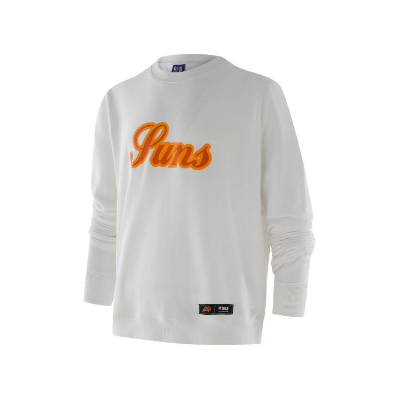 NBA Phoenix Suns Logo Graphic Crewneck Sweatshirt Unisex White F3APSP22HD11852PHO