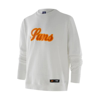 NBA Phoenix Suns Logo Graphic Crewneck Sweatshirt Unisex White F3APSP22HD11852PHO