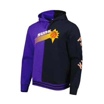 NBA Phoenix Suns Mitchell & Ness Colorblock Graphic Hoodie Purple - 5176756