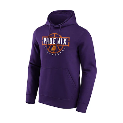 NBA Phoenix Suns PHX Ball Logo Hoodie Purple Long Sleeve Sweatshirt 12082042