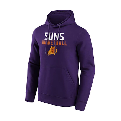 NBA Phoenix Suns Purple Hoodie Pullover Letter Print Long Sleeve Sweatshirt 12082024