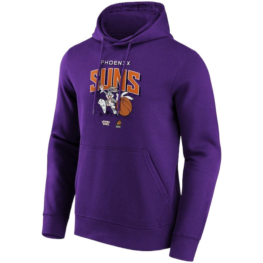 NBA Phoenix Suns Looney Tunes Bugs Bunny Purple Hoodie 13327622
