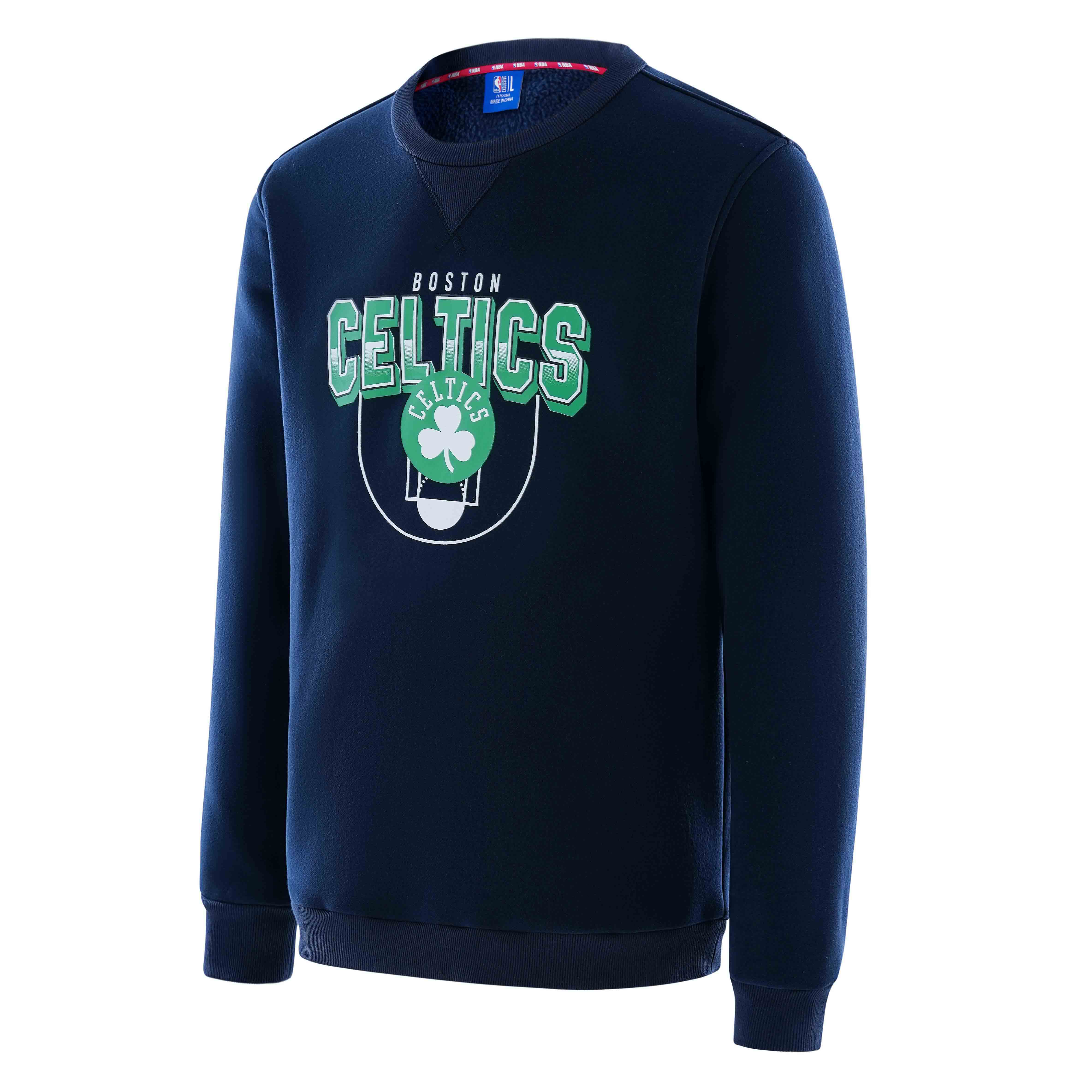 NBA Playoffs Boston Celtics Graphic Crewneck Sweatshirt Navy Unisex F3APHO22CR13724BOS