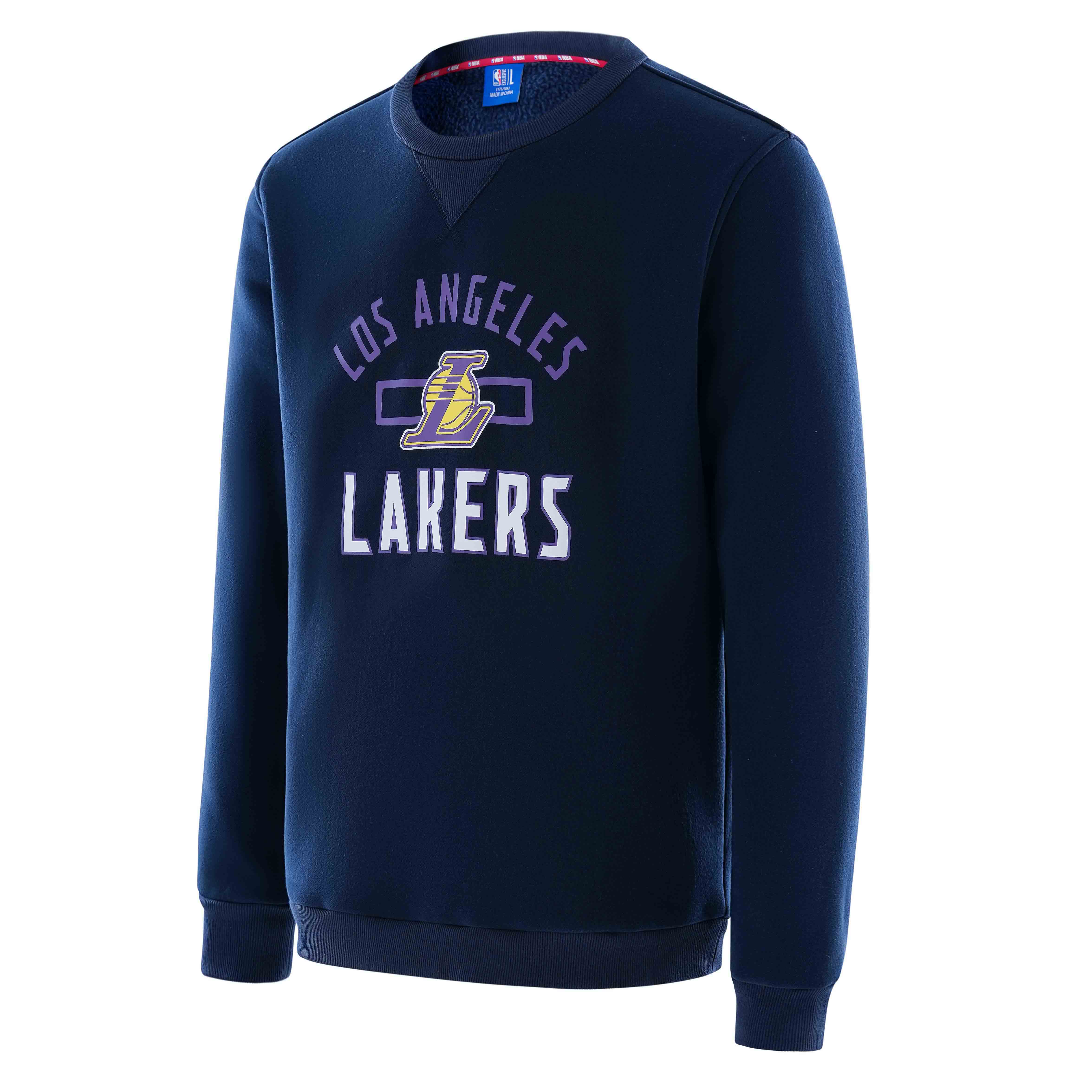 NBA Playoffs Series Los Angeles Lakers Logo Crewneck Sweatshirt Navy Unisex F3APHO22CR13715LAL
