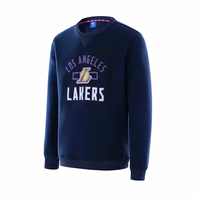 NBA Playoffs Series Los Angeles Lakers Logo Crewneck Sweatshirt Navy Unisex F3APHO22CR13715LAL