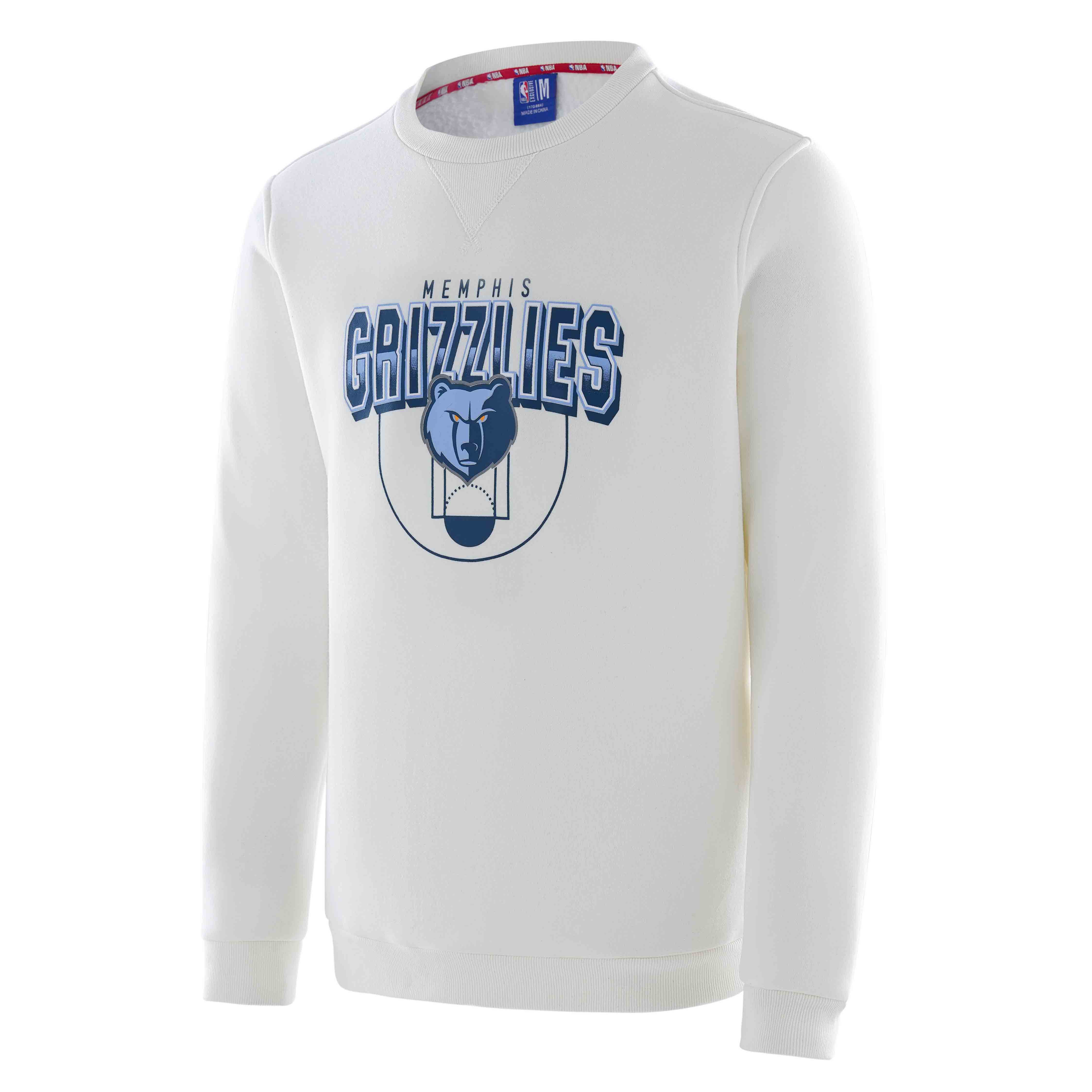 NBA Playoffs Series Memphis Grizzlies Logo Crewneck Sweatshirt Unisex White F3APHO22CR13723MEM
