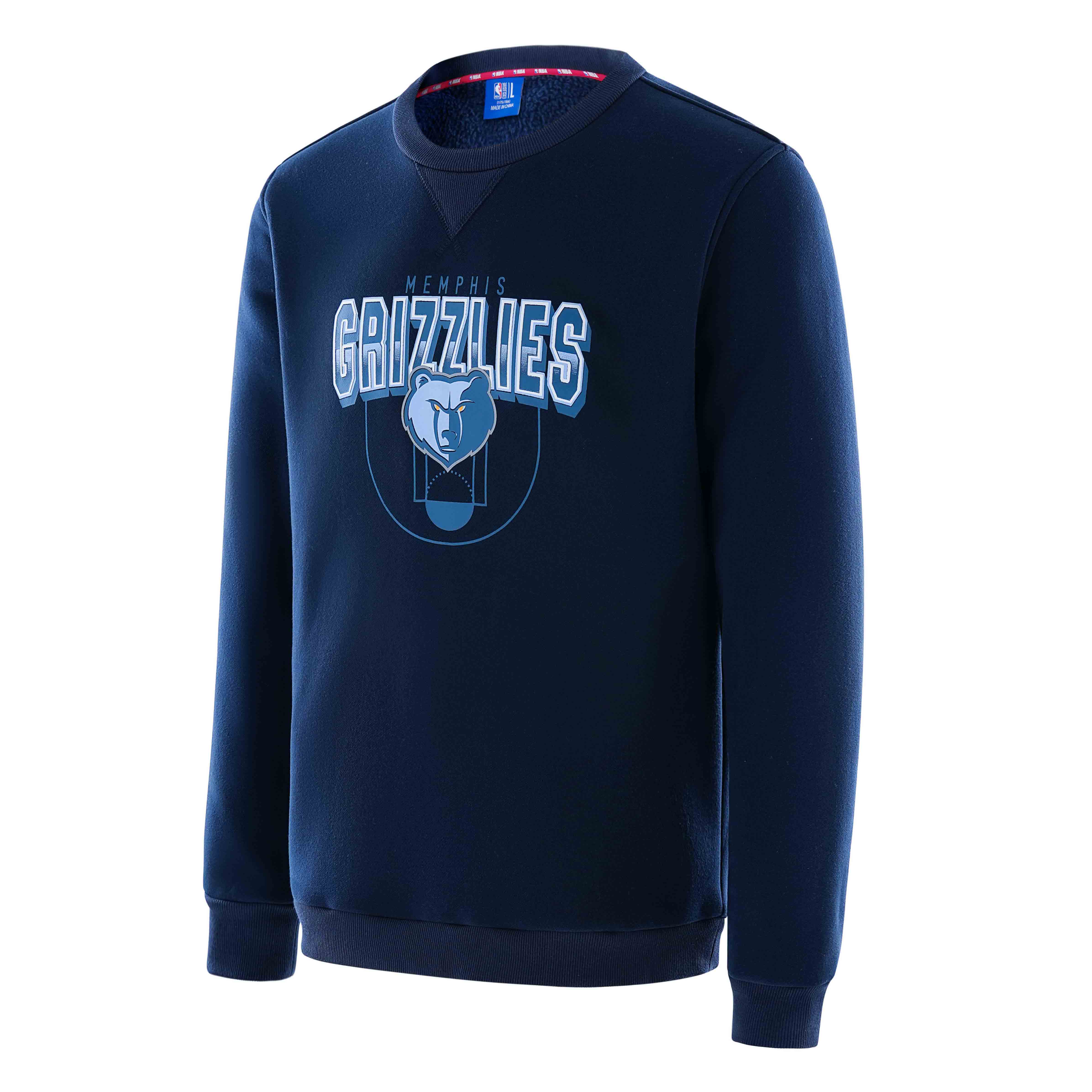 NBA Playoffs Series Memphis Grizzlies Logo Crewneck Sweatshirt Navy Unisex F3APHO22CR13721MEM