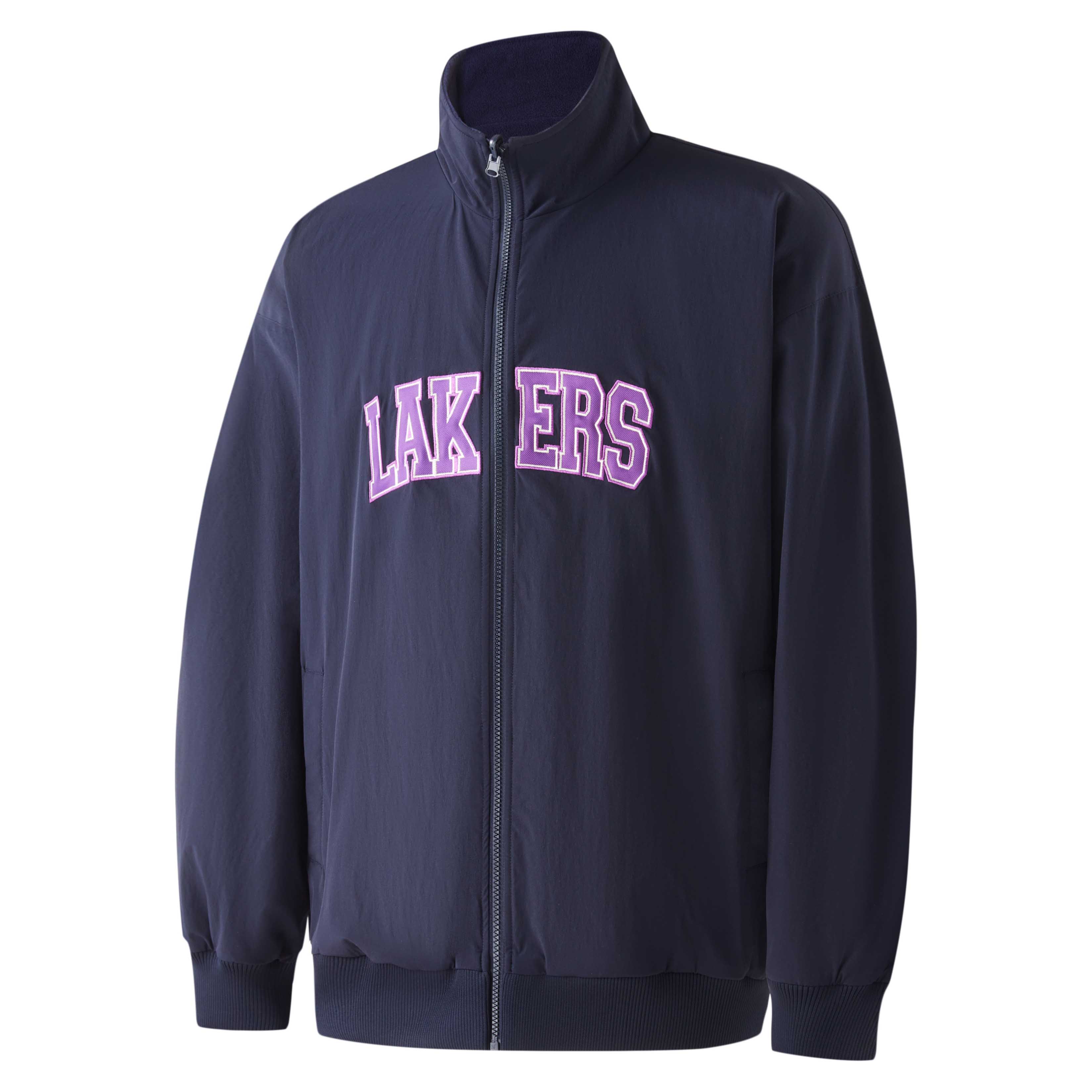 NBA Pop Art Series Lakers Reversible Lettering Jacket Navy Unisex APOTW00102LAL16